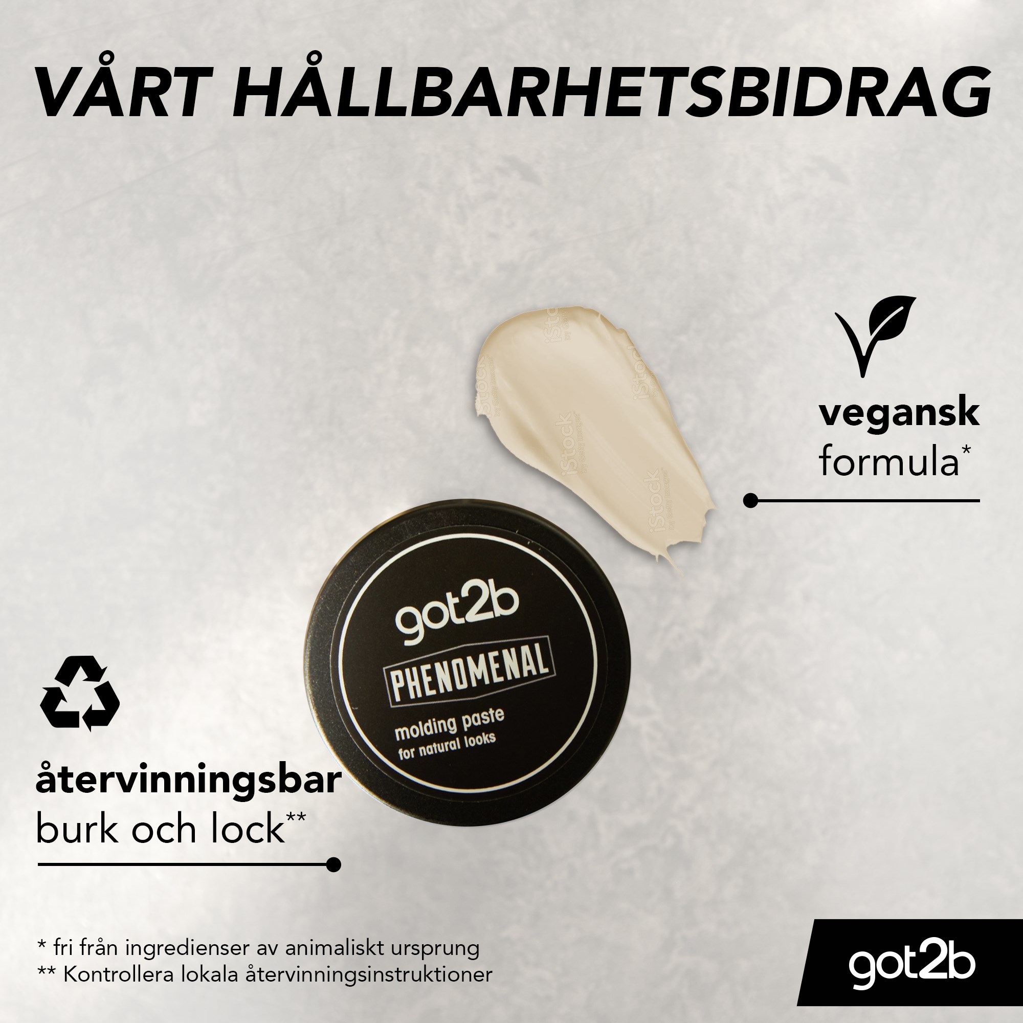 Schwarzkopf Got2b Phenomenal Molding Paste 100 ml (obrázok 5)