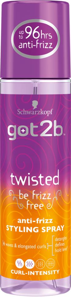 Schwarzkopf Got2b Twisted AntiFrizz Spray 200 ml