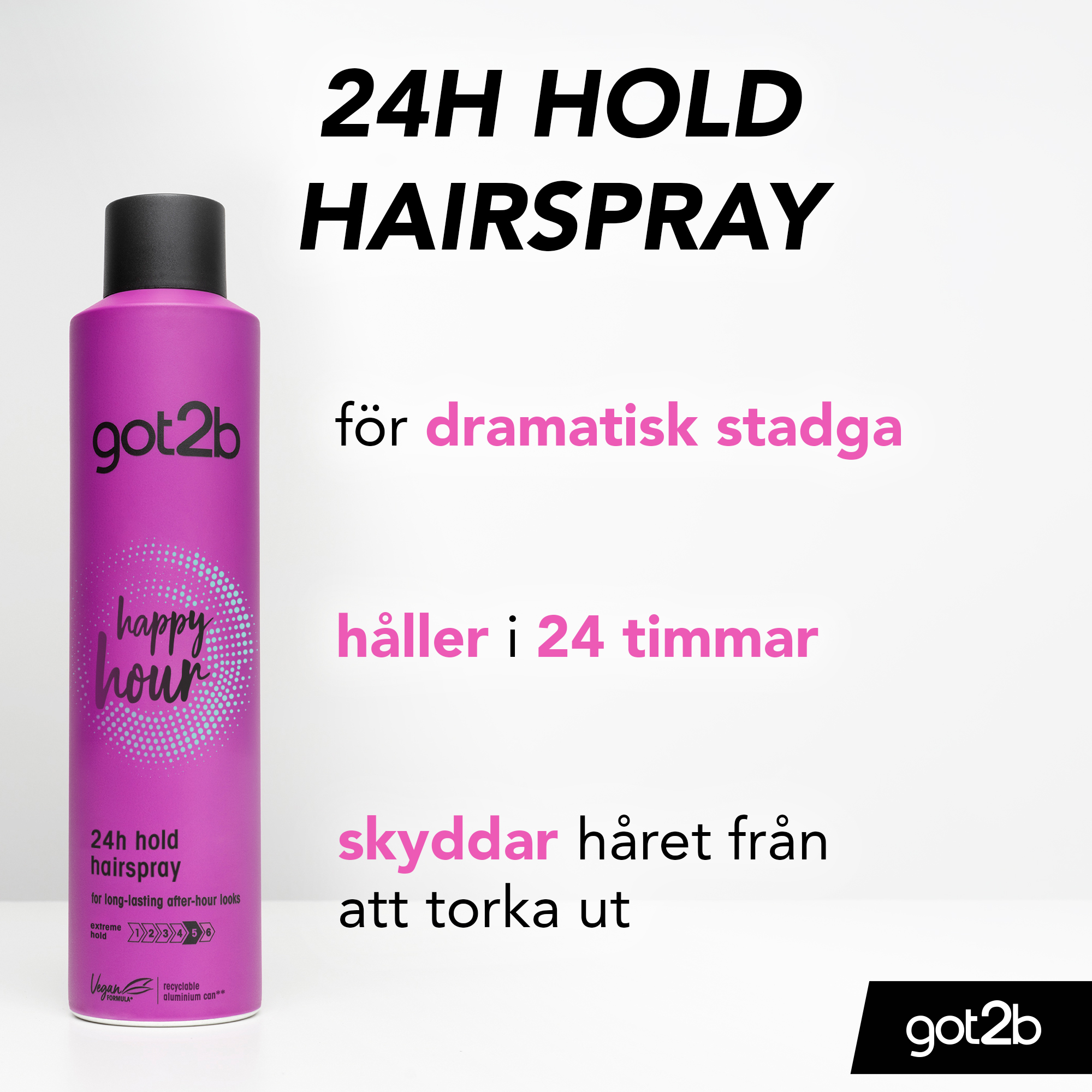 Schwarzkopf Got2b Happy Hour Hairspray - Lakier do włosów 300 ml (obrázok 3)