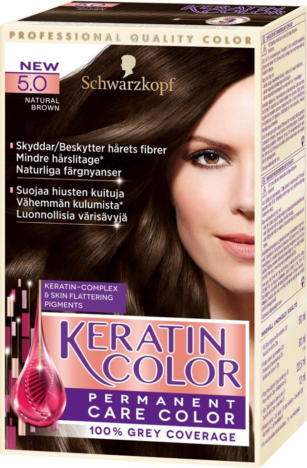 Schwarzkopf Keratin Color 5.0 Natural Brown