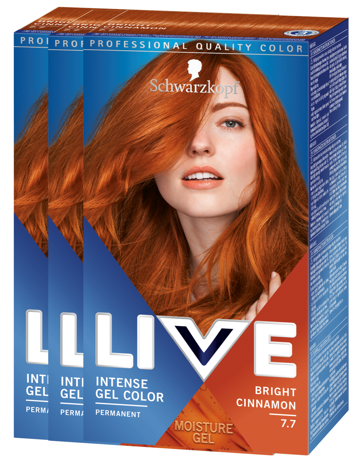 Schwarzkopf Live Bright Cinnamon 7.7 3-pack | lyko.com