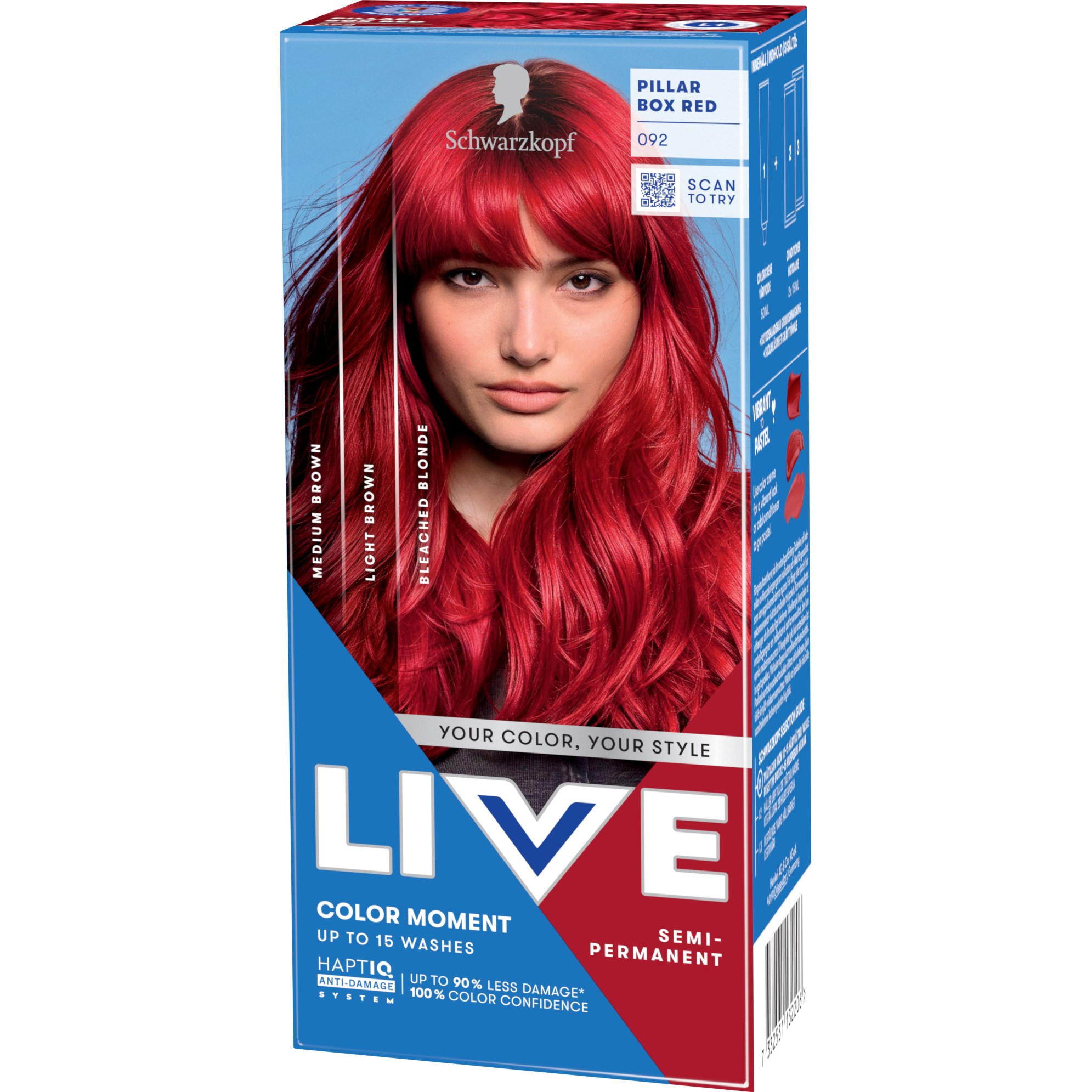 Schwarzkopf LIVE Color Moment 92 Pillar Box Red
