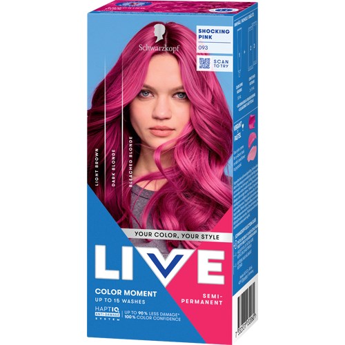 Schwarzkopf LIVE Color Moment 93 Shocking Pink billede