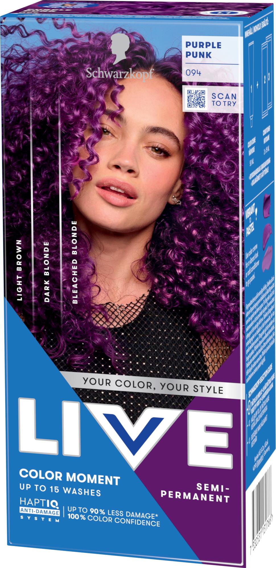 Schwarzkopf LIVE Color Moment 94 Purple Punk | lyko.com