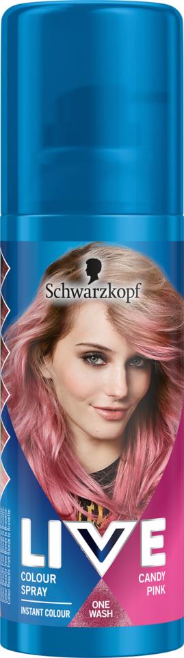 Schwarzkopf LIVE Color Spray Candy Pink