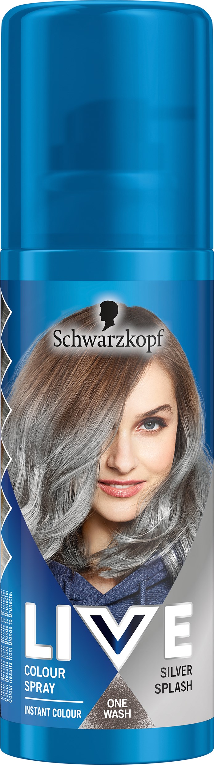 Schwarzkopf LIVE Color Spray Silver Splash Lyko Schwarzkopf LIVE Color Spray Silver Splash Lyko