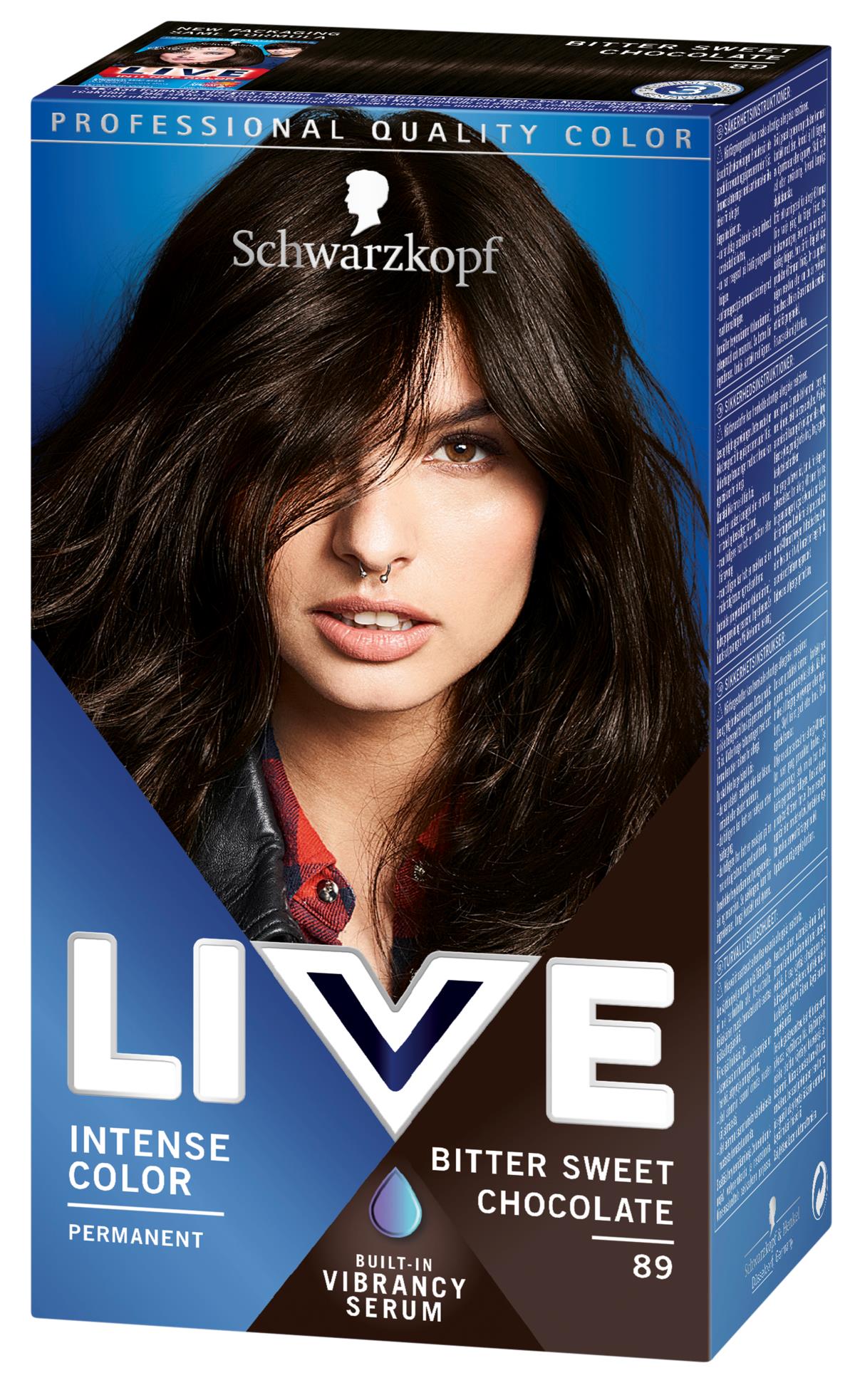 Schwarzkopf LIVE Intense Color 89 Bitter Sweet Choc