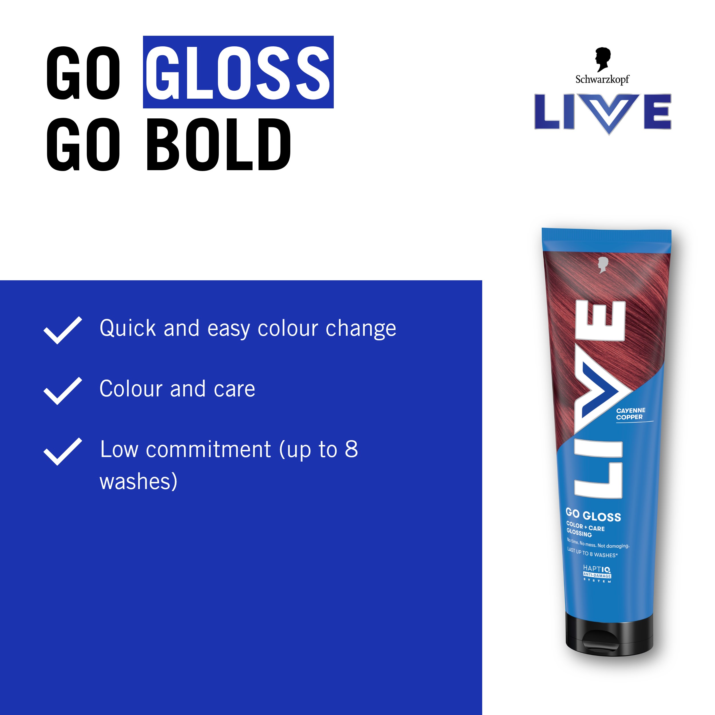 Schwarzkopf LIVE Go Gloss Cayenne Copper (zdjęcie 3)