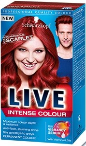 Schwarzkopf LIVE Live HD 33 Scandalous Scarlet