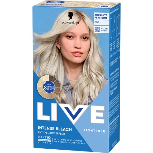 Schwarzkopf LIVE Intense Color 00A Absolute Platinum billede