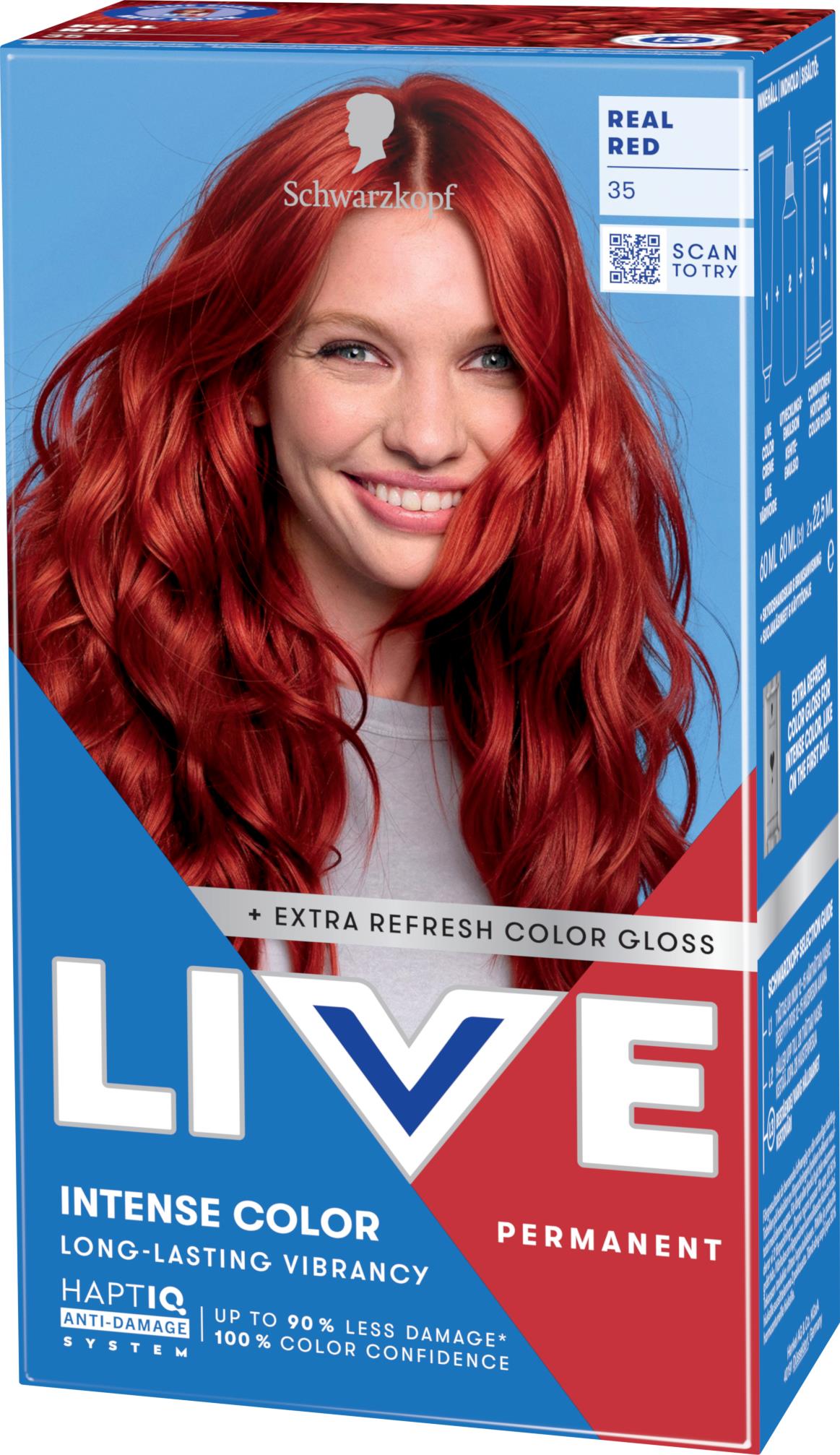 Schwarzkopf LIVE Intense Color 35 Real Red | lyko.com