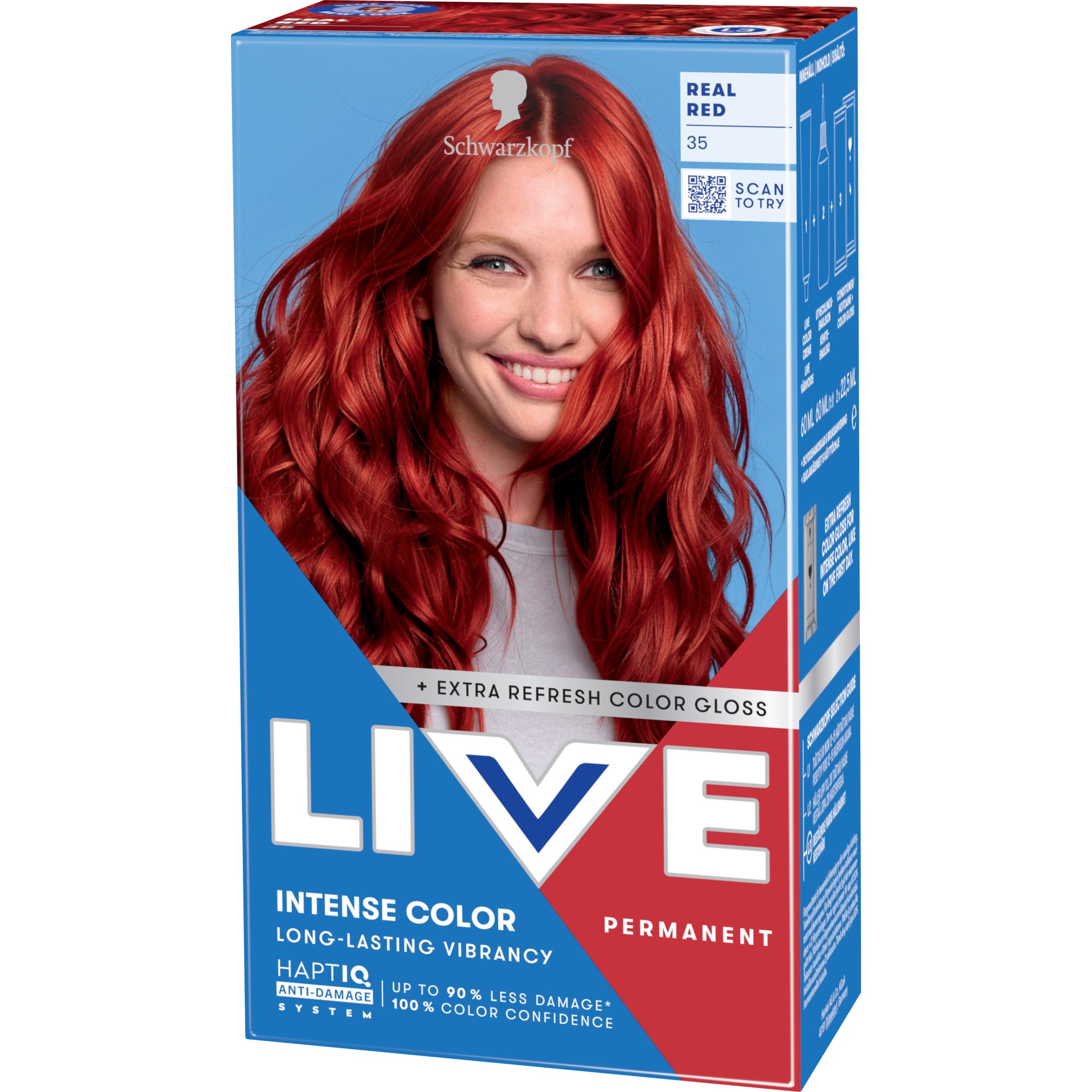 Schwarzkopf LIVE Intense Color 35 Real Red