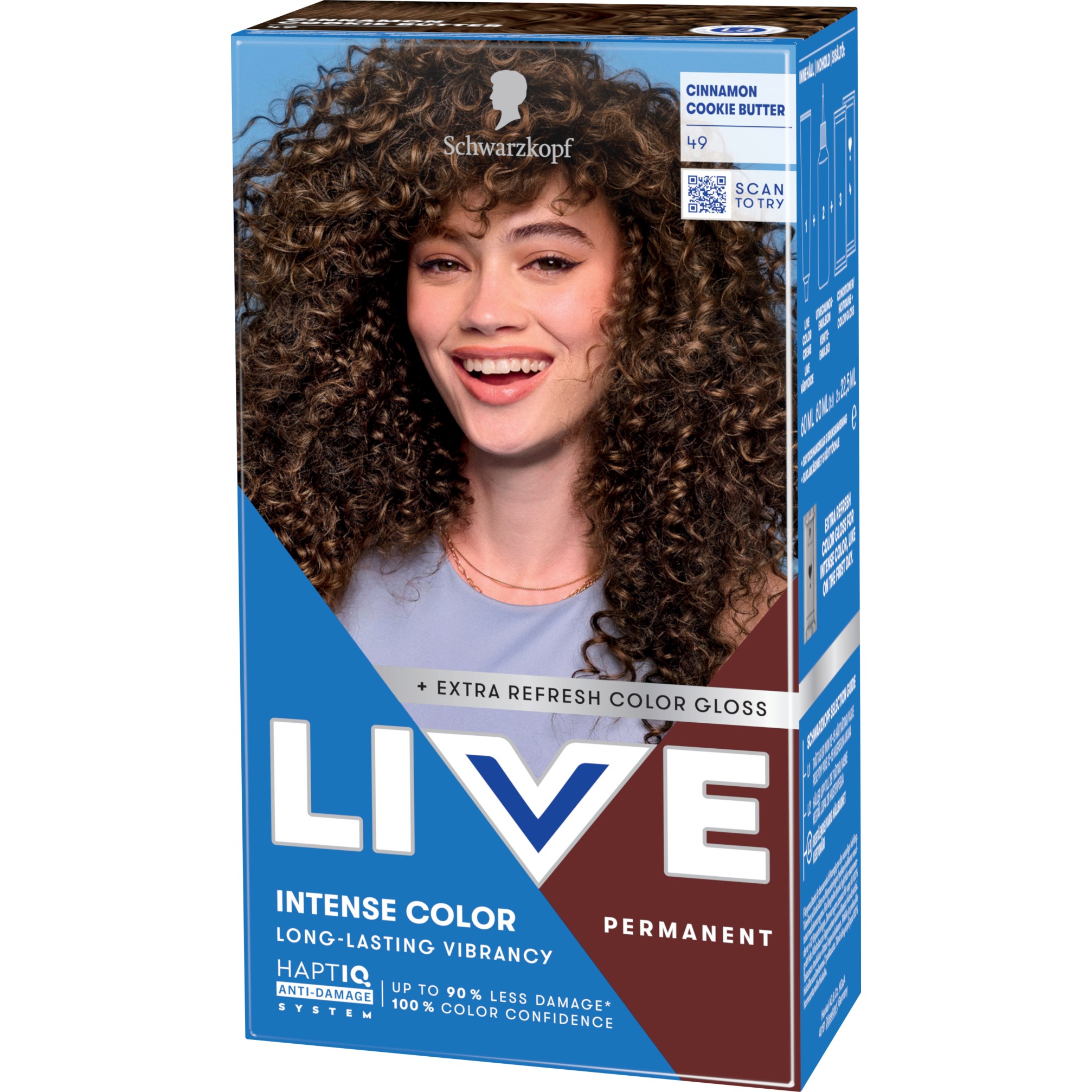Schwarzkopf LIVE Intense Color 49 Cinnamon Cookie Butter