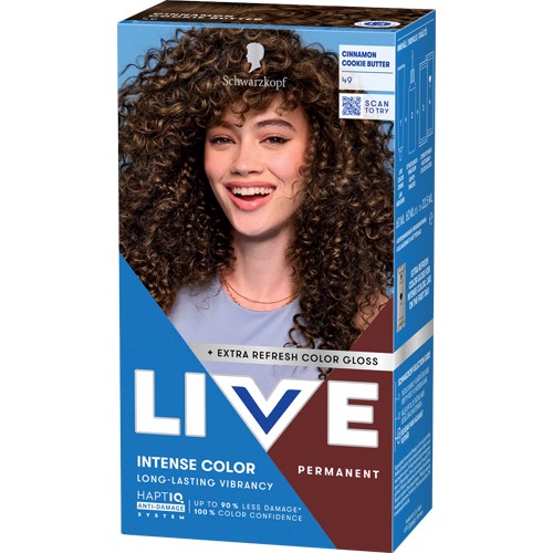 Schwarzkopf LIVE Intense Color 49 Cinnamon Cookie Butter billede