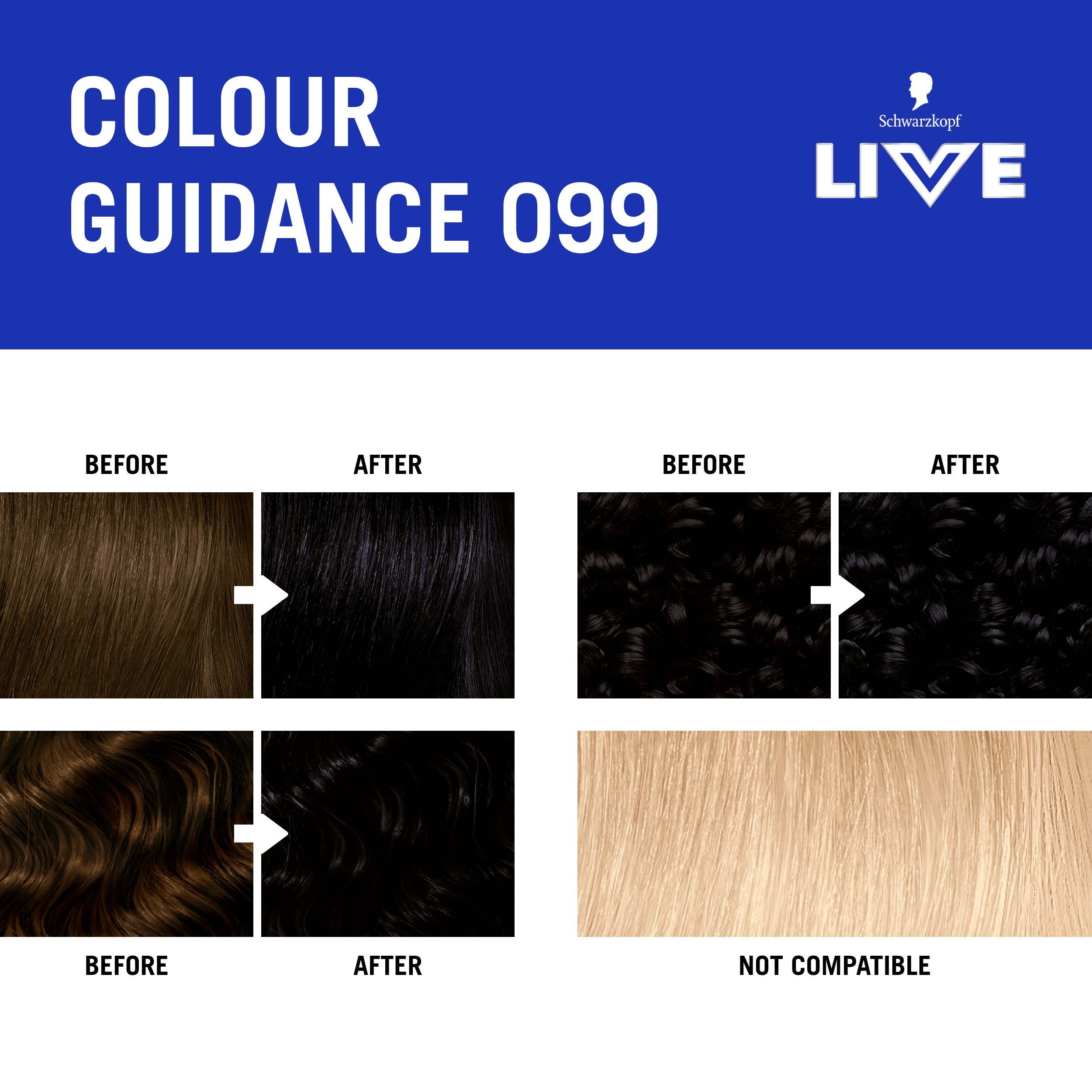 Schwarzkopf LIVE Intense Color 99 Deep Black (zdjęcie 5)