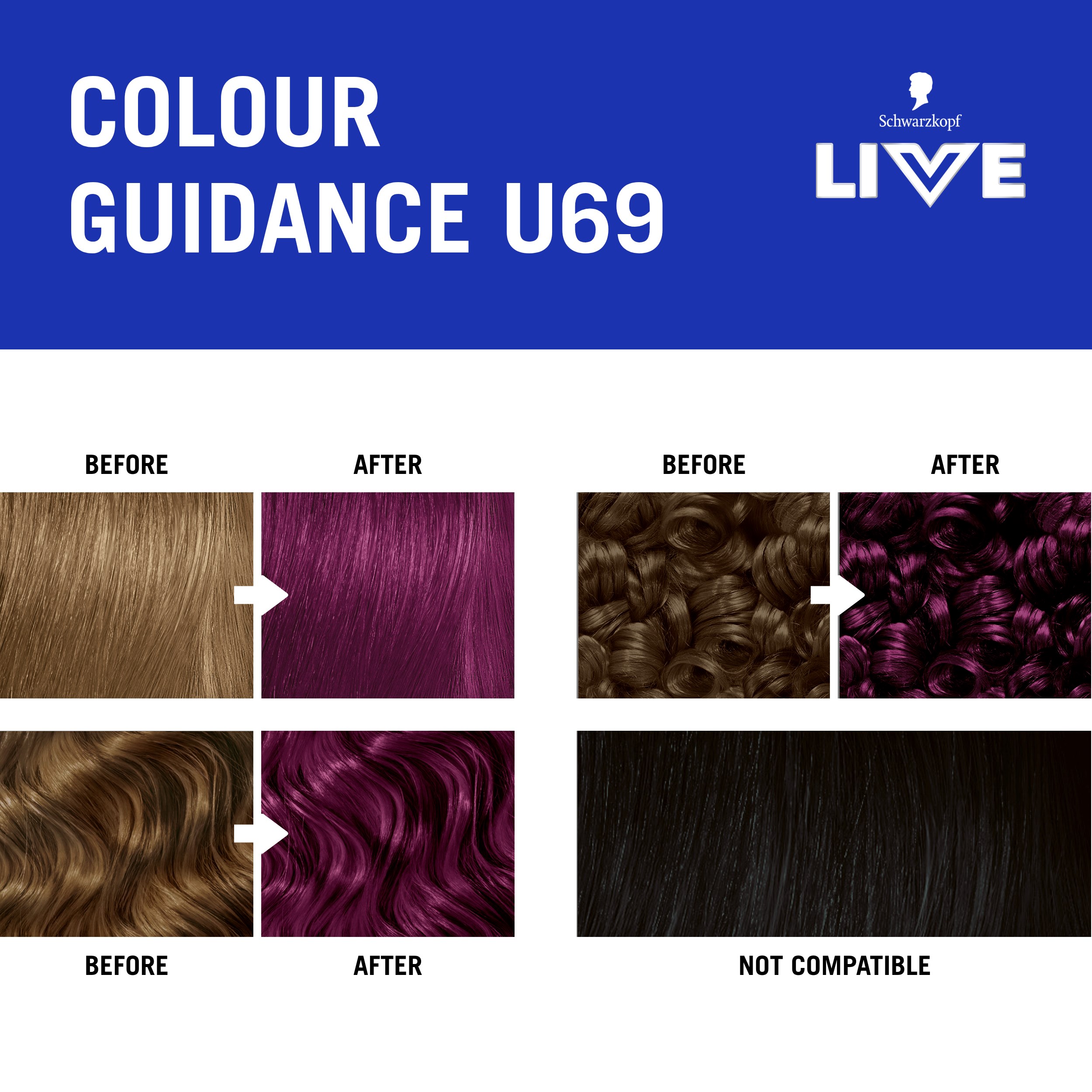 Schwarzkopf LIVE Intense Color U69 Amethyst Chrome (zdjęcie 7)