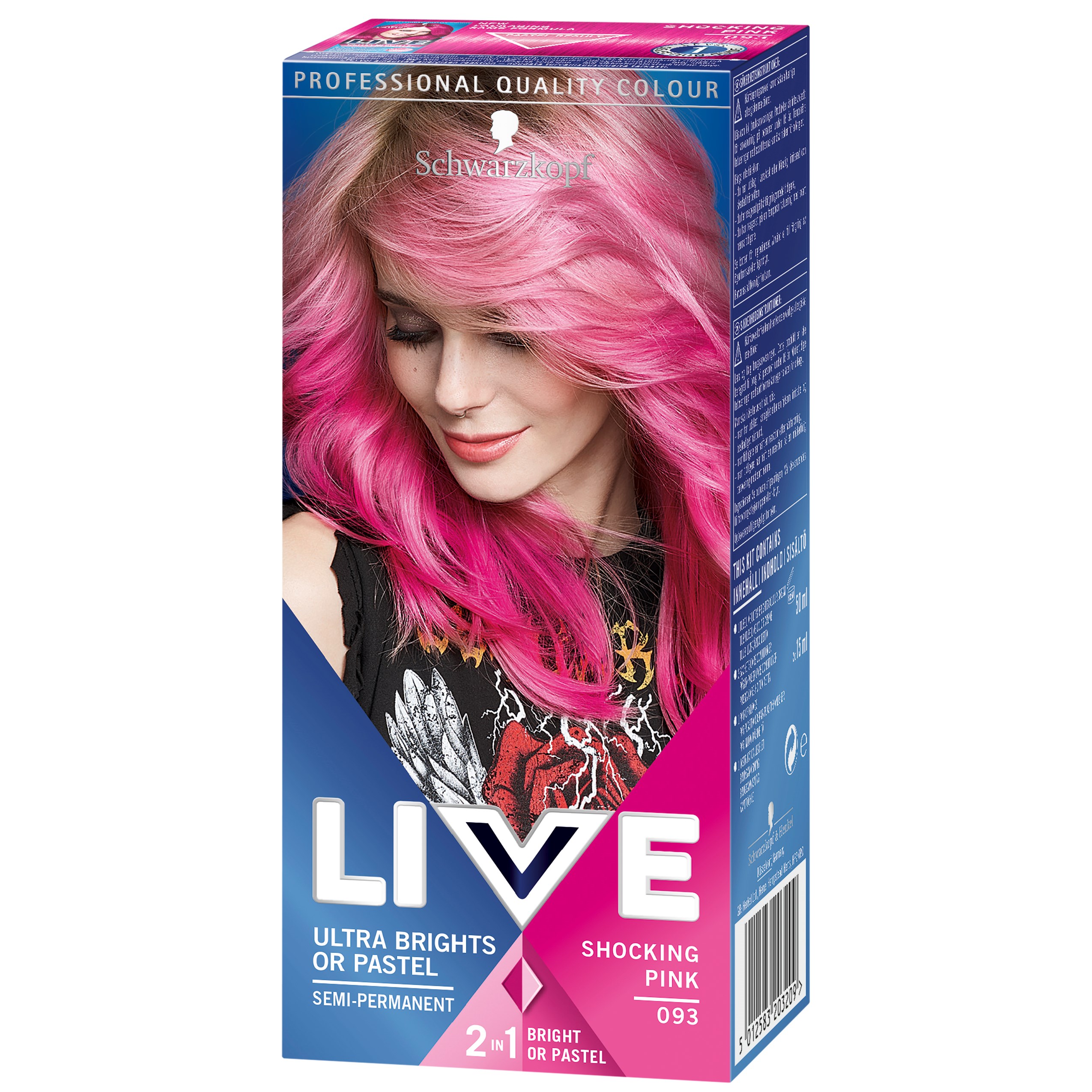 Schwarzkopf LIVE Ultra Brights or Pastel 93 Pink