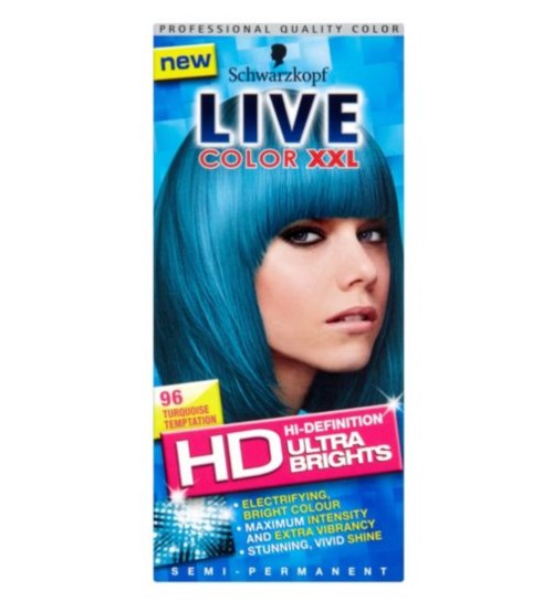 Schwarzkopf LIVE LIVE Ultra Brights or Pastel 96 Turquoise