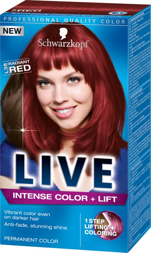Schwarzkopf LIVE LIVE Ultra Brights or Pastel L38 Radiant Red