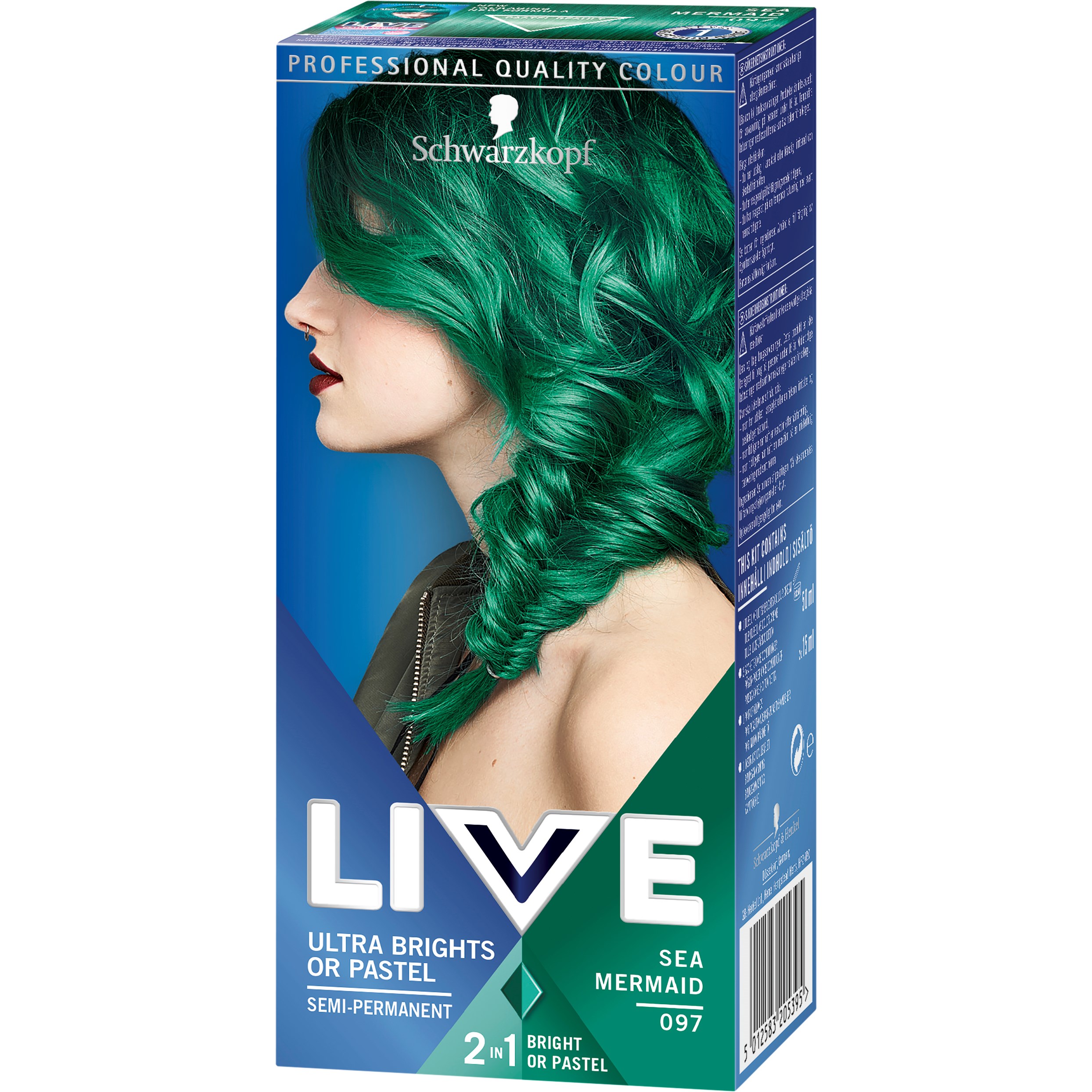 Schwarzkopf LIVE Ultra Brights or Pastel 97 Sea Mermaid