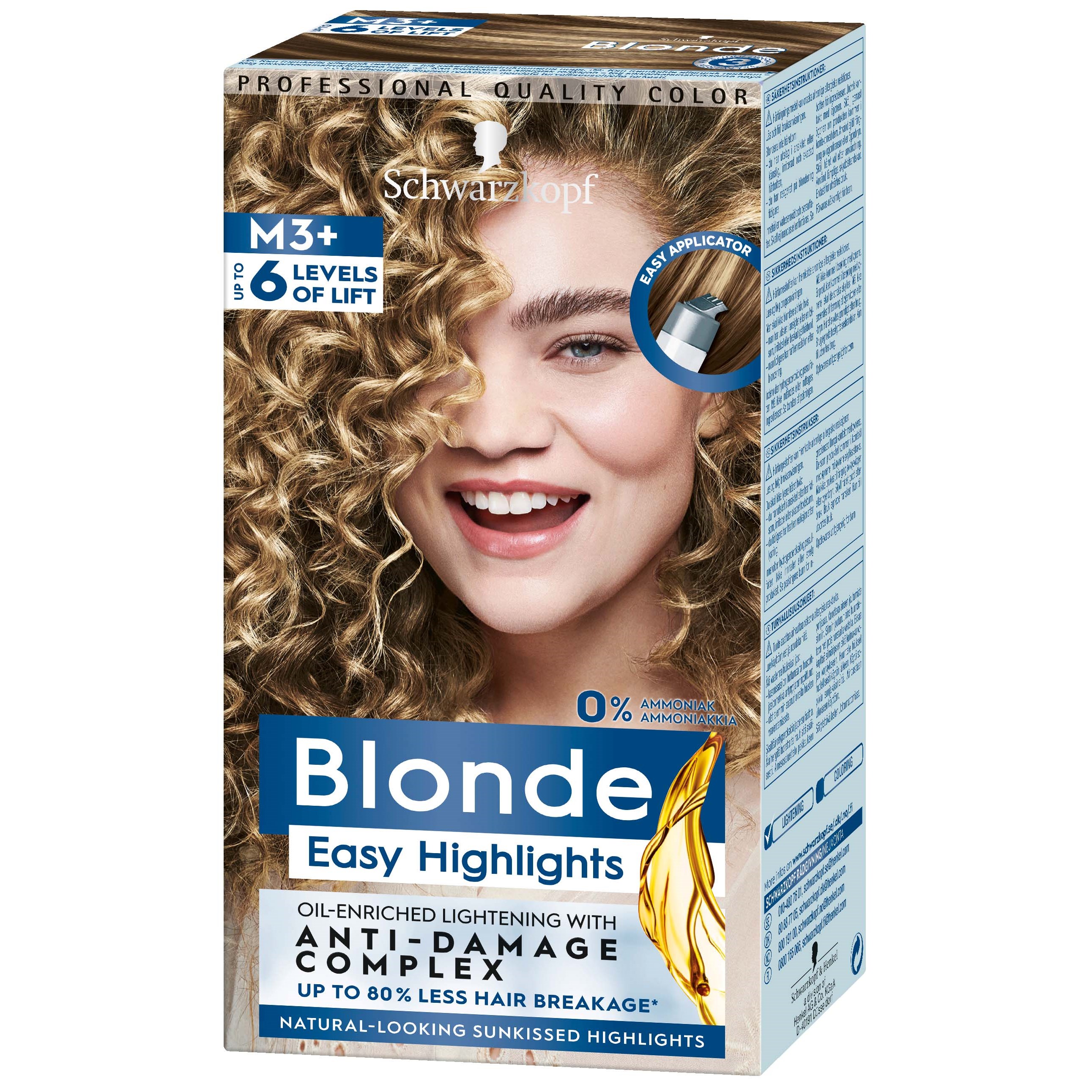 Schwarzkopf Blonde Blondering Blekning Slingor