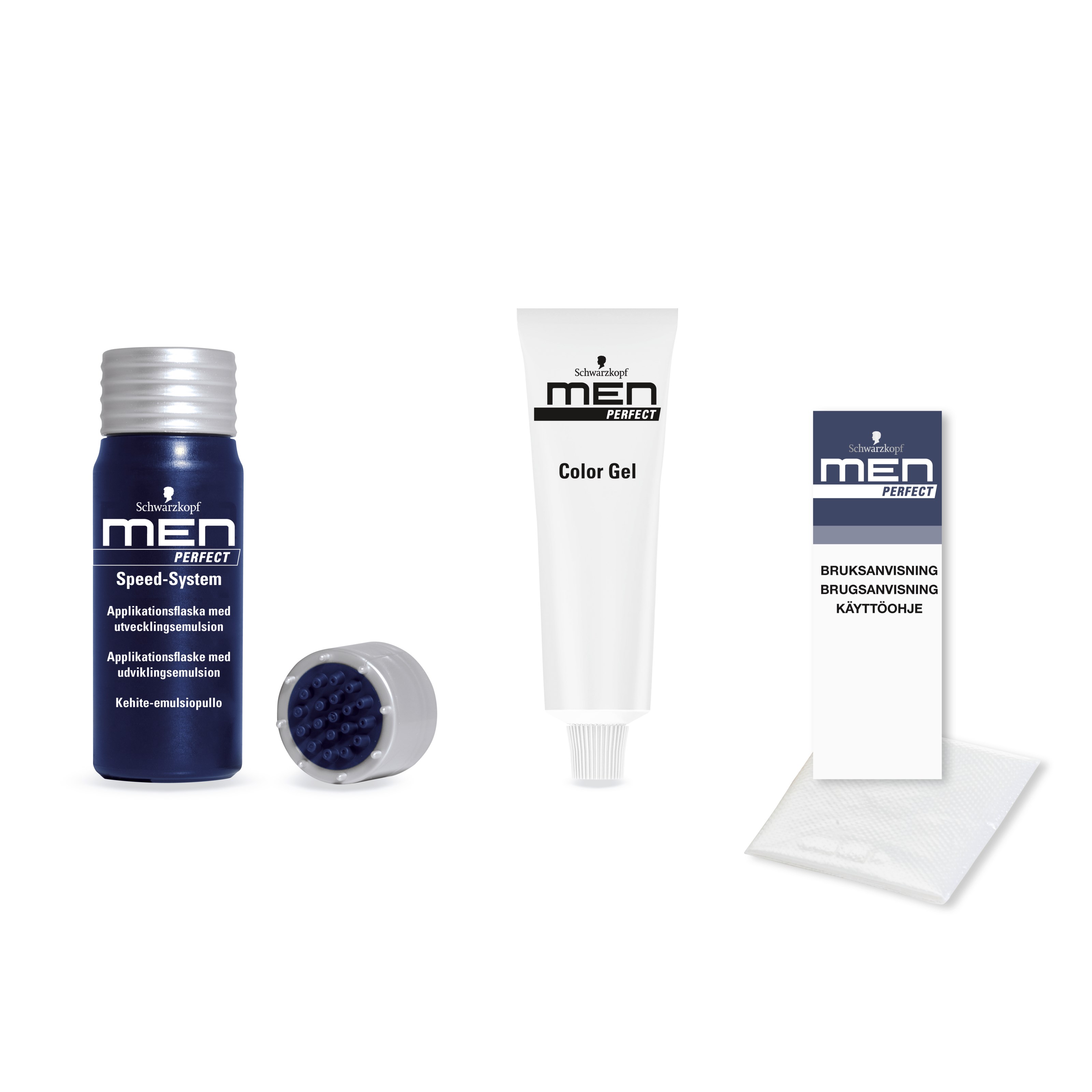 Schwarzkopf Men Perfect Anti-Grey Coloring Gel 80 BlackBrown (obrázok 8)