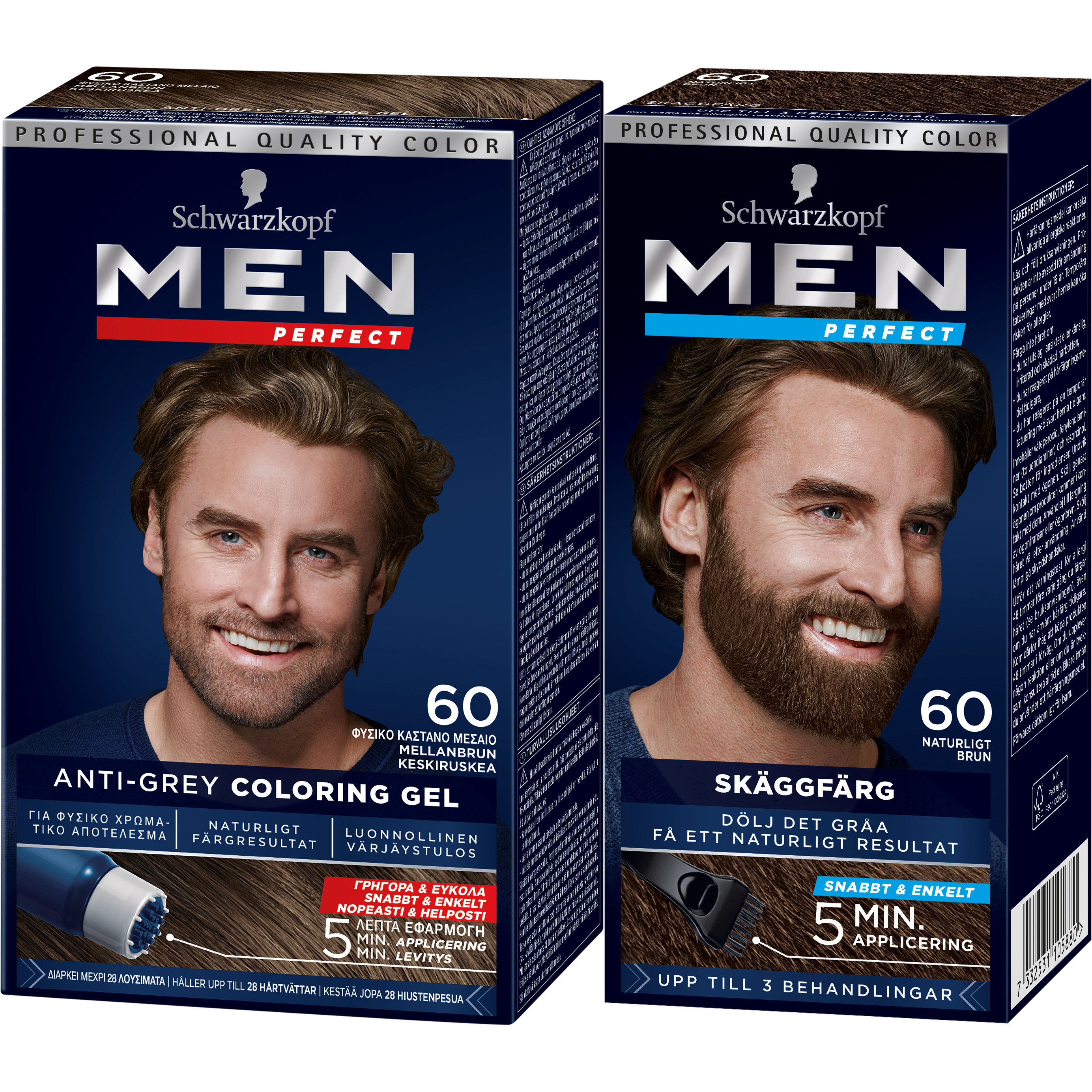 Schwarzkopf Men Perfect Hårfärg + Skäggfärg 60