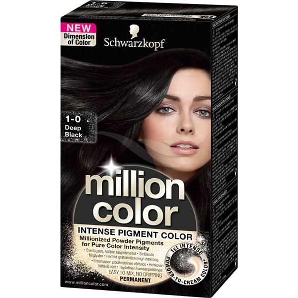 Schwarzkopf Million Color 1-0 Deep Black