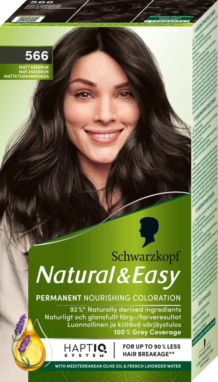 Schwarzkopf Natural & Easy Permanent Nourishing Coloration 566 Matte Ash