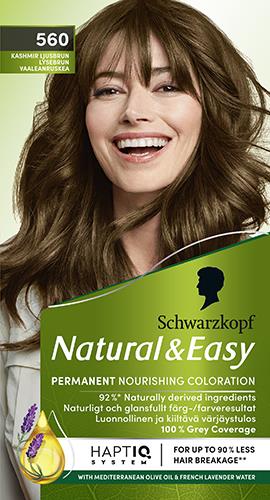 Schwarzkopf Natural&Easy 560 Kashmir Vaaleanruskea