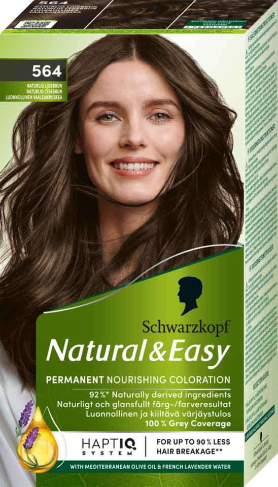 Schwarzkopf Natural&Easy 564 Naturlig Ljusbrun