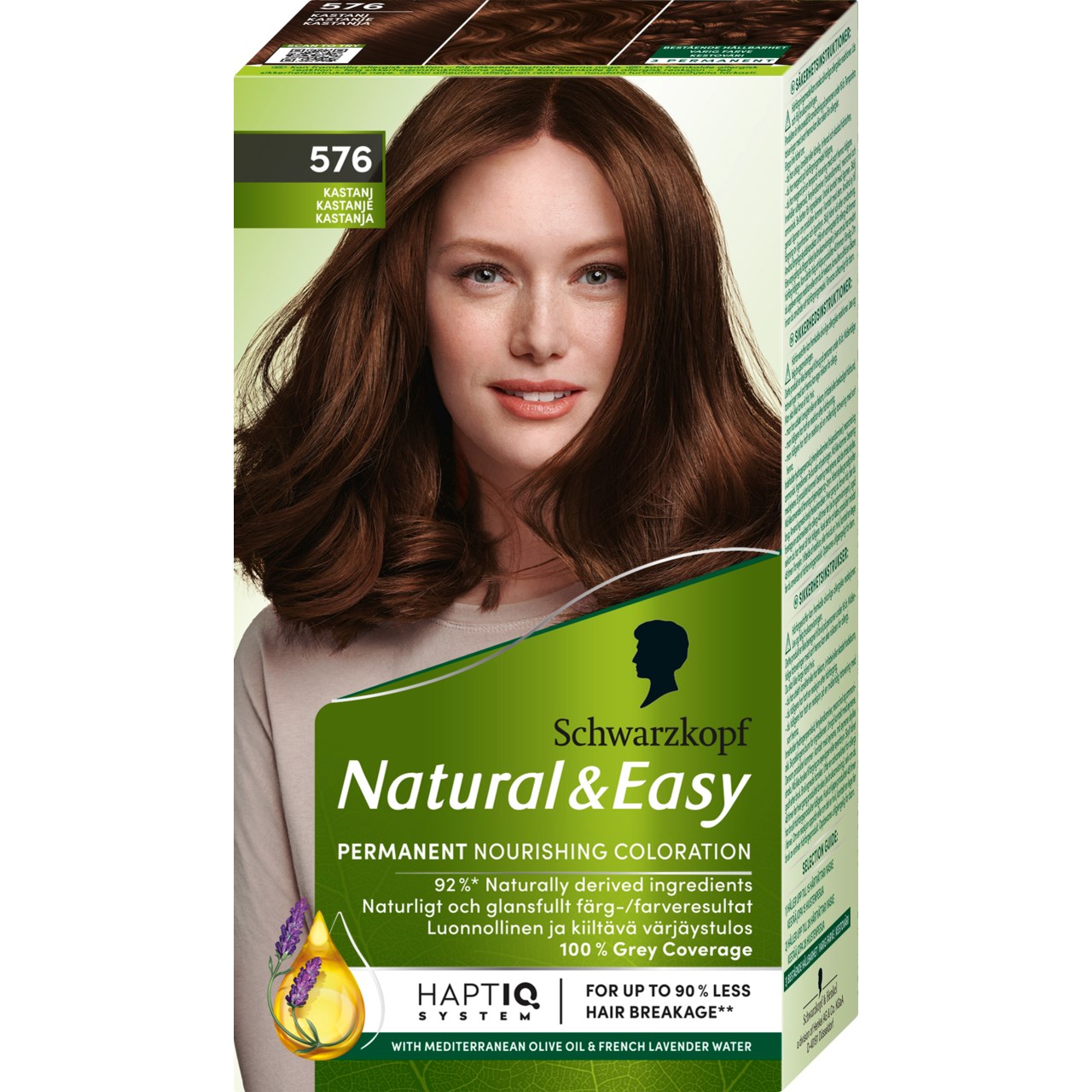 Bilde av Schwarzkopf Natural & Easy Hair Color 576 Kastanj