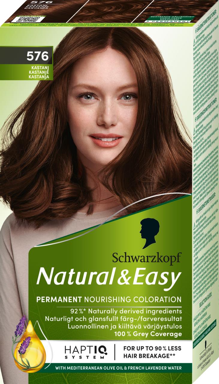 Schwarzkopf Natural & Easy Hair Color 576 Kastanj