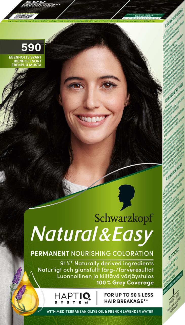 Schwarzkopf Natural & Easy Hair Color 590 Ebenholts