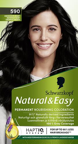 Schwarzkopf Natural&Easy 590 Ebenholts Svart