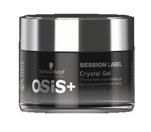A black jar with a silver lid showing the label "OSi+" and product details, used for skincare.