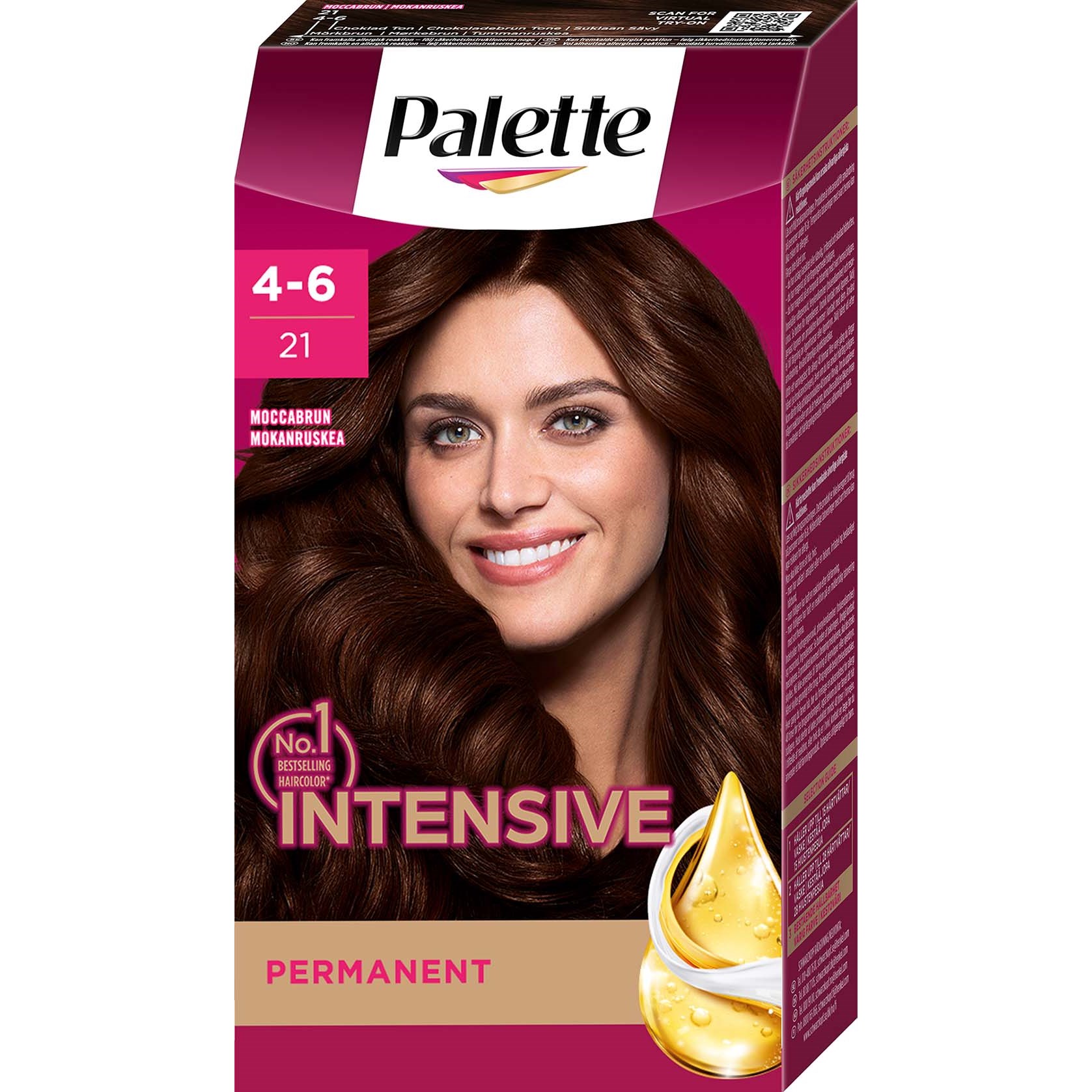 Schwarzkopf Palette Intensive Creme Coloration 4-6 Mocca Brown (obrázok 3)
