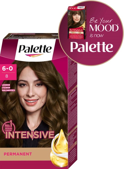 Palette Intensive Creme Coloration 6-0 Light Brown