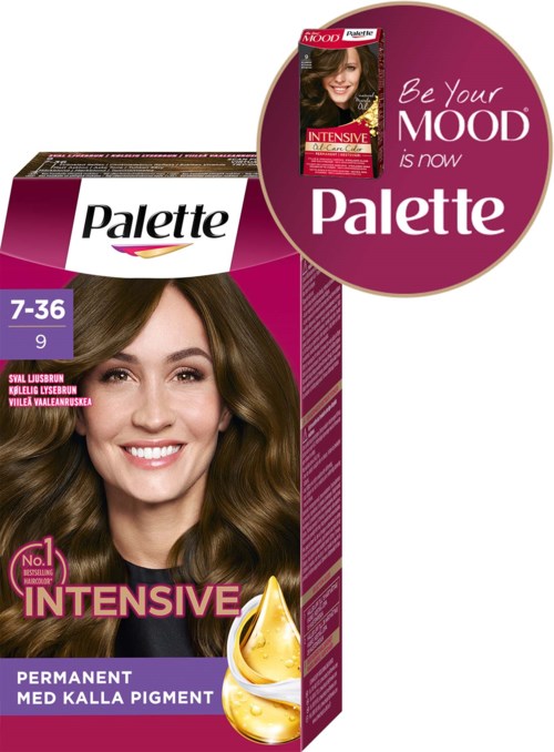Palette Intensive Creme Coloration 7-36 Frozen Light Brown