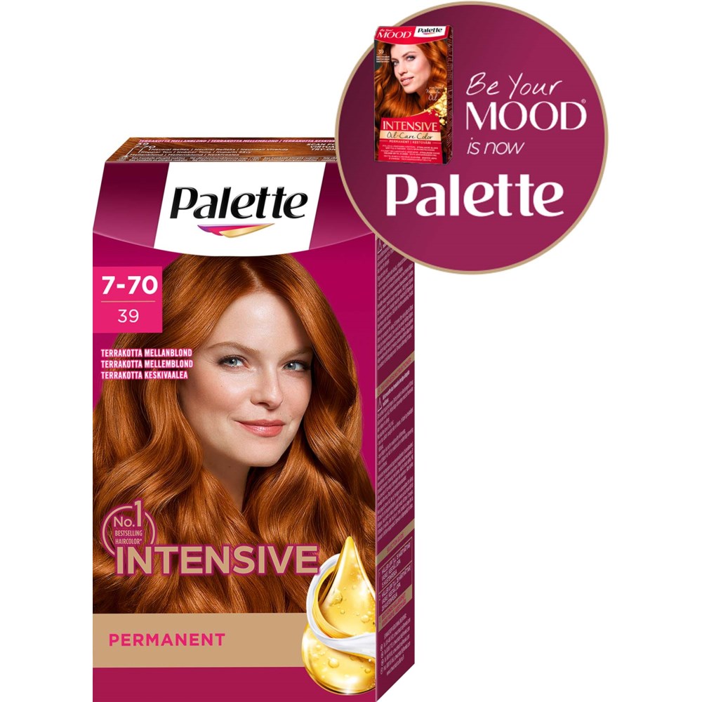 Palette Palette Intensive Creme Coloration 7-70 Terracotta Medium Blonde