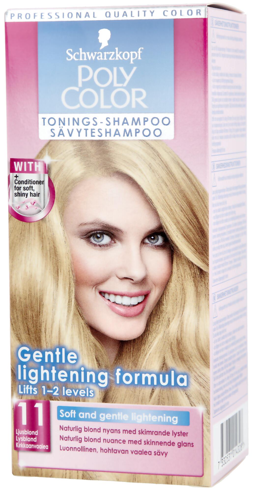 Poly Normal Shampoo Schwarzkopf Poly Color Toning Shampoo 11 Ljusblond | lyko.com