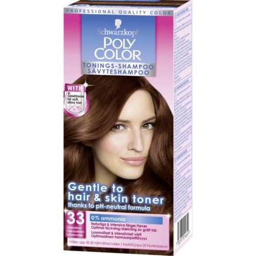 Schwarzkopf Poly Color Toning Shampoo 33 Chocolate Brown