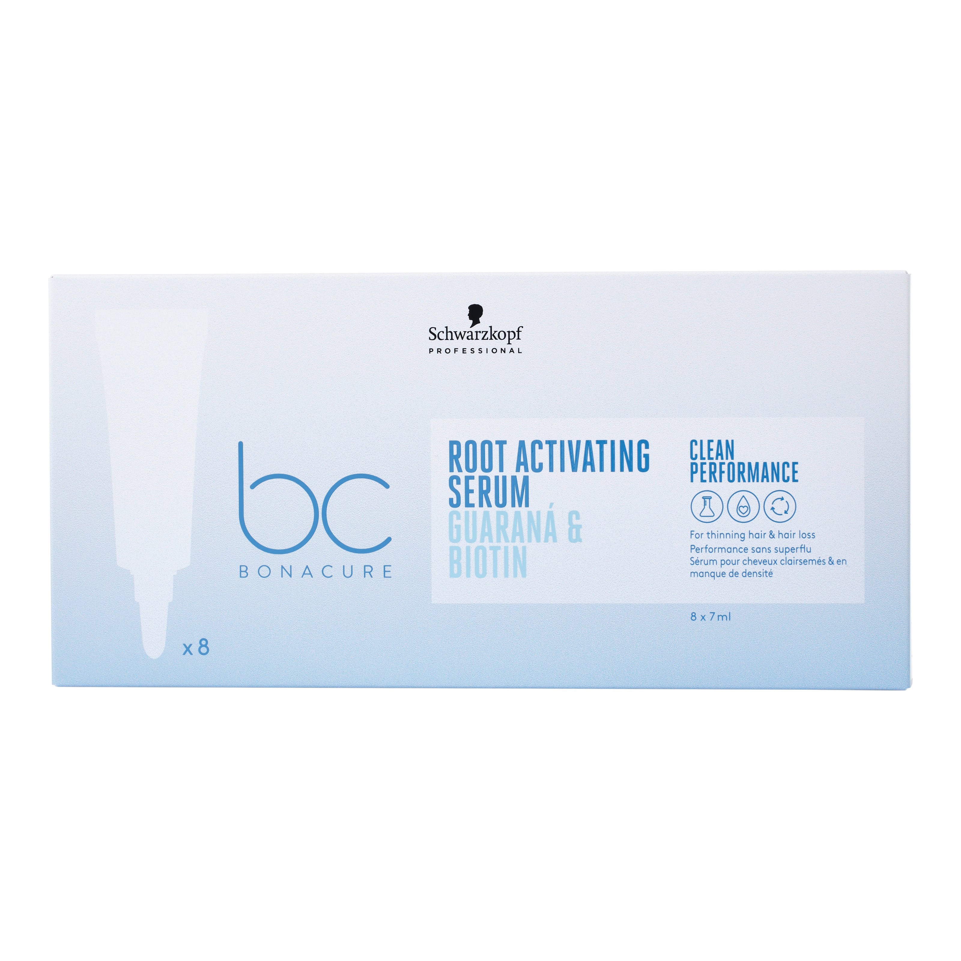 Alternativ bild 1 för Schwarzkopf Professional BC Bonacure Root Activating Serum 8 x 7 ml