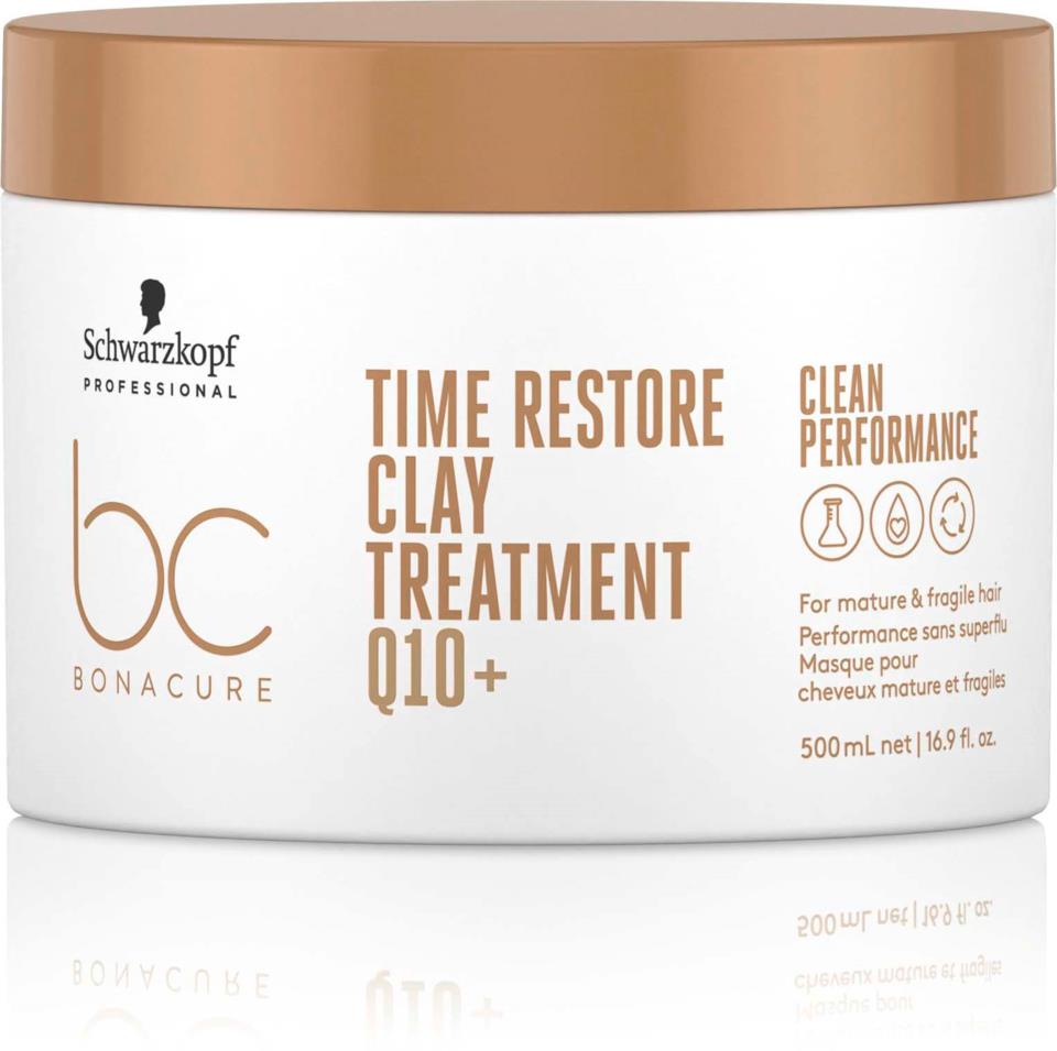 Schwarzkopf Professional Time Restore Clay Treatment Q10+ 500 ml