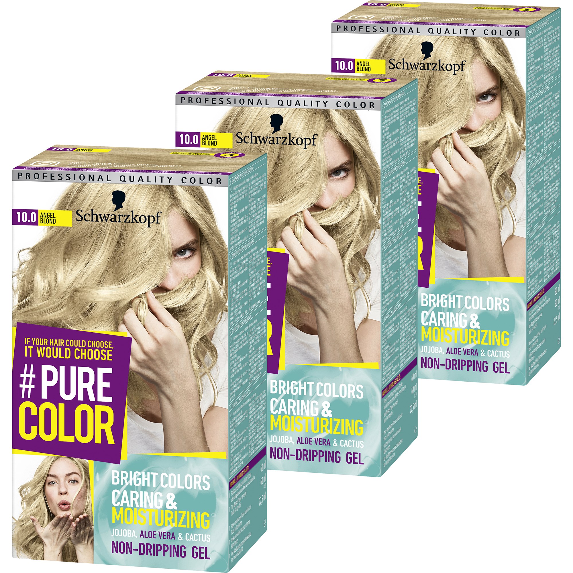 Schwarzkopf Pure Color 10.0 Angel Blond 3 Pack
