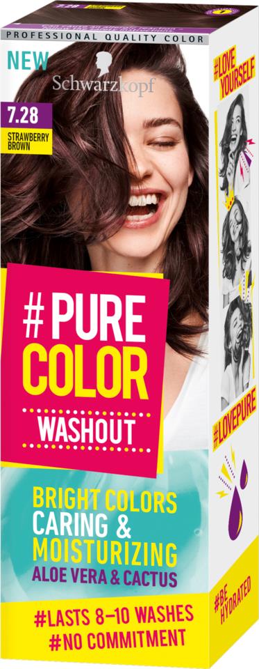 Schwarzkopf Professional Pure Color Washout 7.28 Strawberry Brown