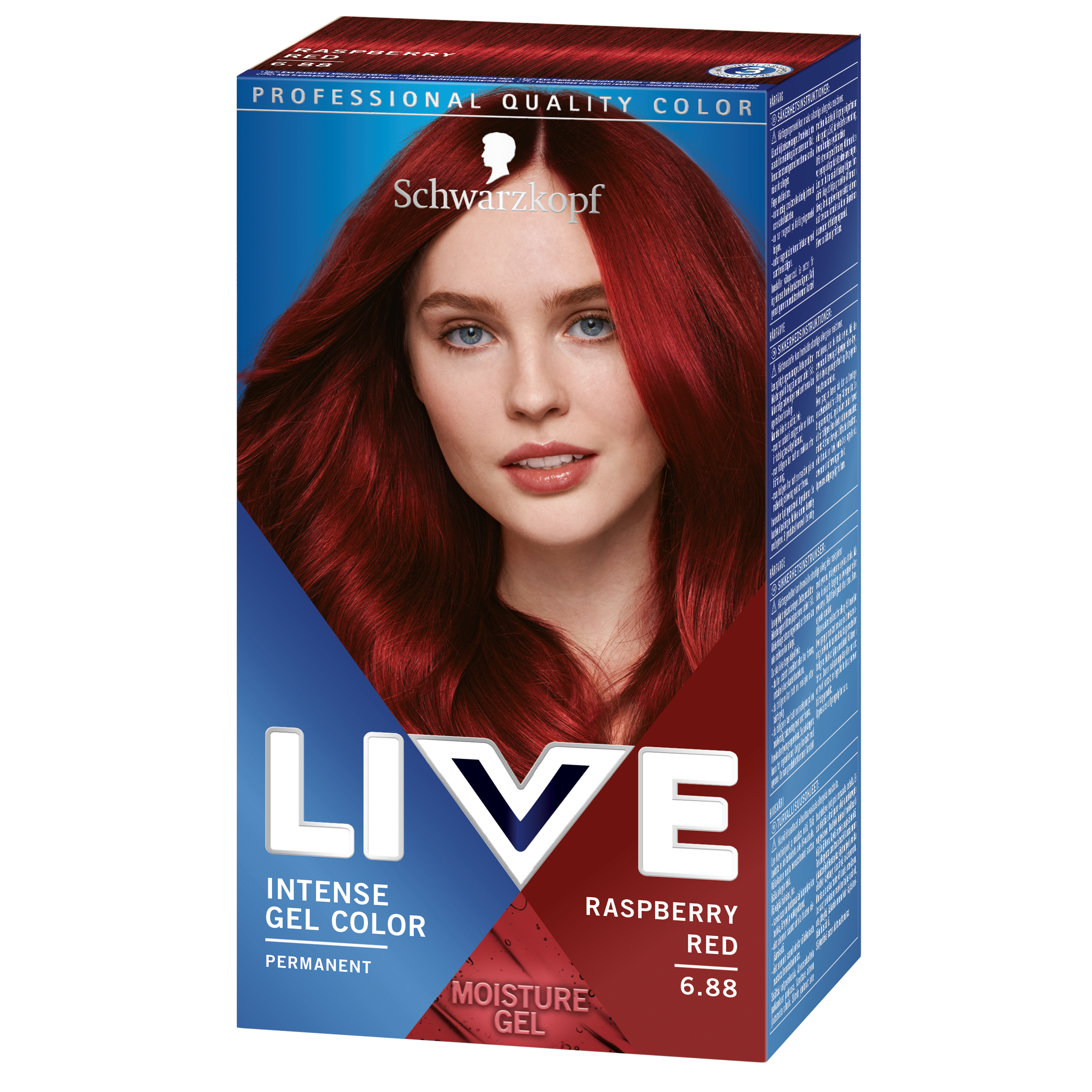 Schwarzkopf LIVE Intense Gel Color  6.88 Raspberry Red