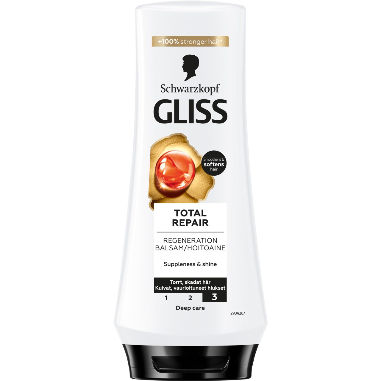 Schwarzkopf Gliss Regeneration Conditioner Total Repair 200 ml billede