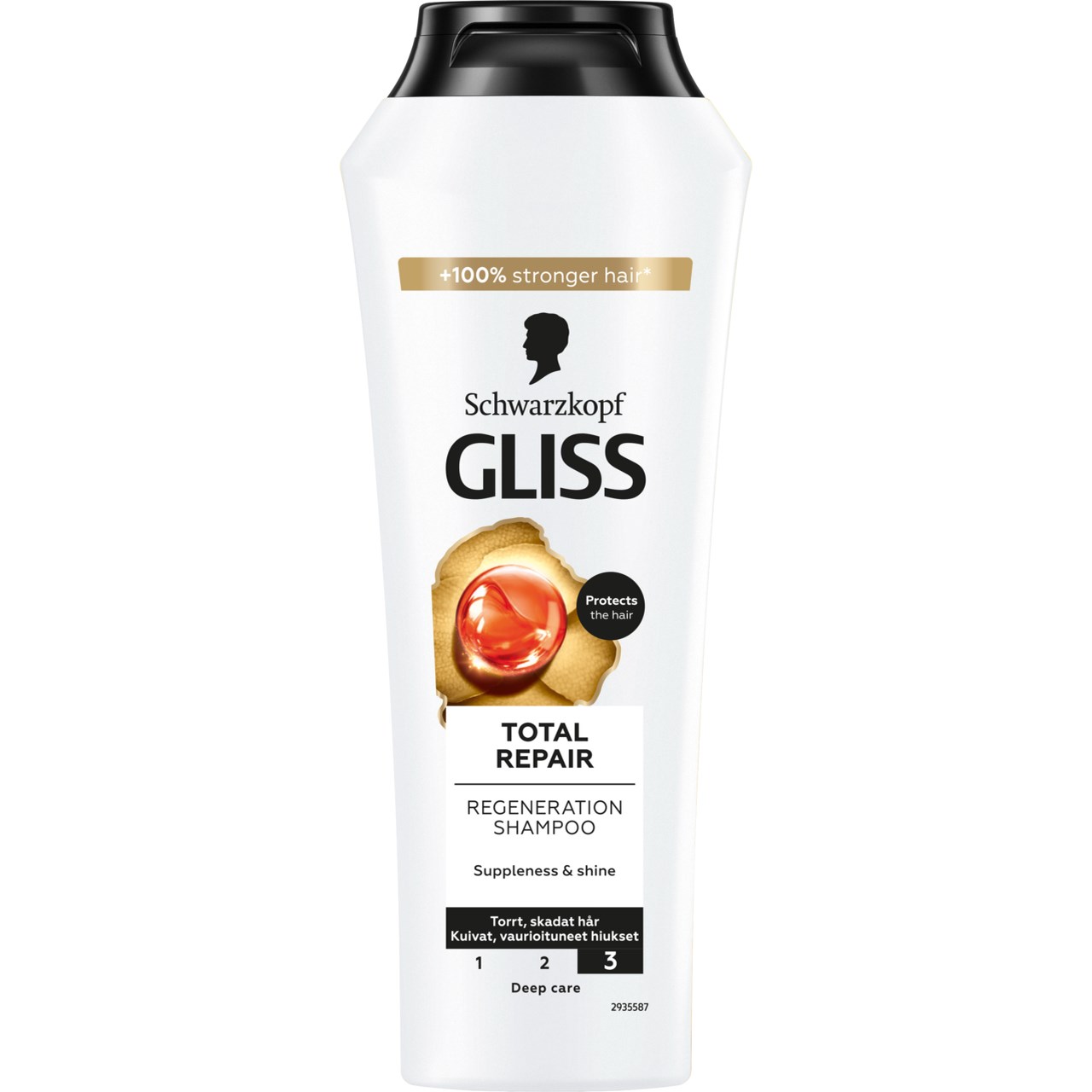 Schwarzkopf Gliss Regeneration Shampoo Total Repair 250 ml