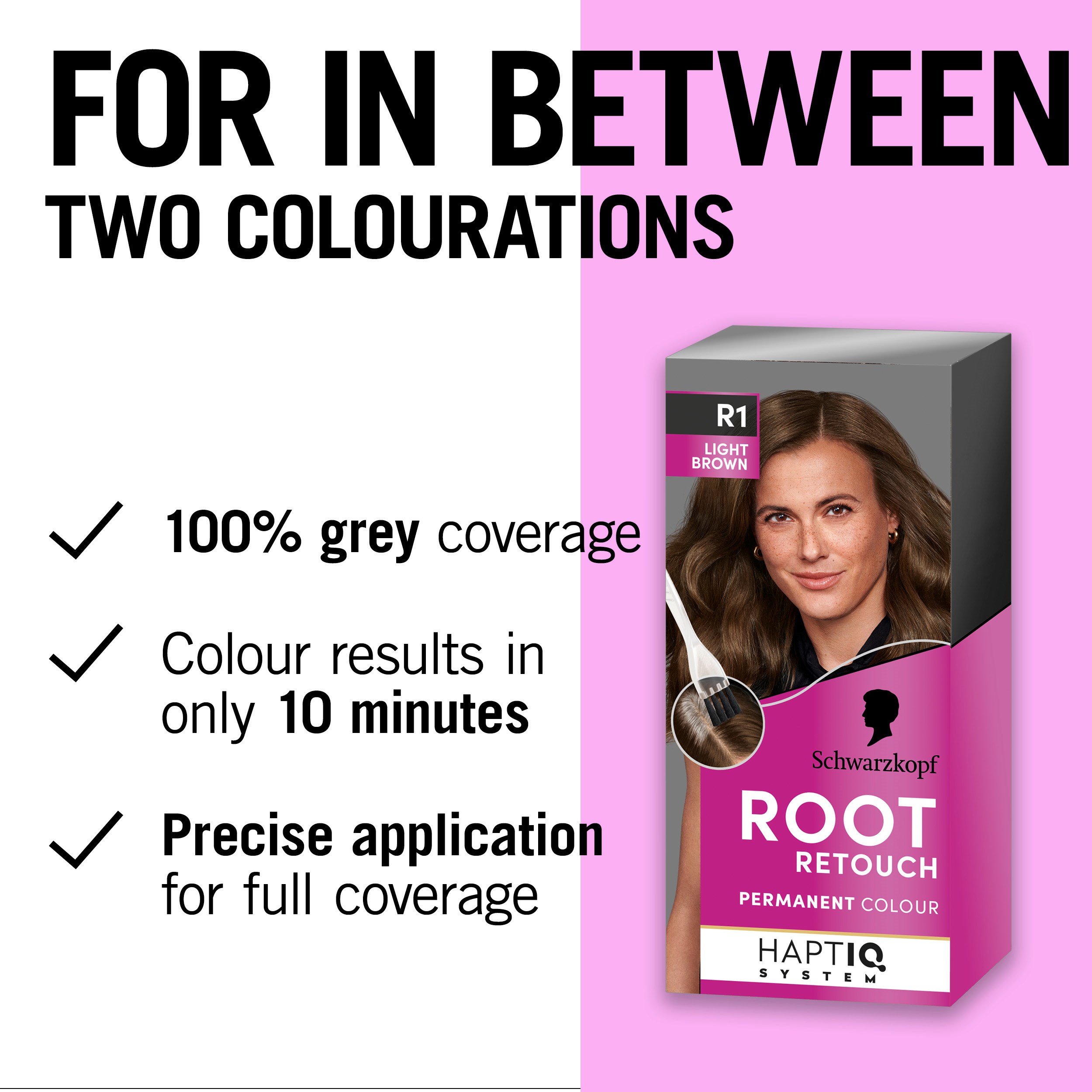 Schwarzkopf Root Retouch Permanent Color R1 Light Brown (obrázok 3)